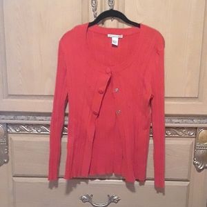 Reference Point Large Cardigan Peach